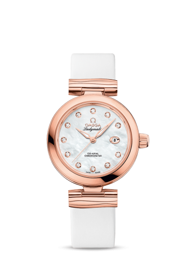 Omega LadyMatic Co-Axial 34 Sedna Gold / MOP